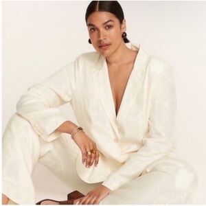 J. Crew Limited Edition Drapey Parke Blazer Cupro Blend